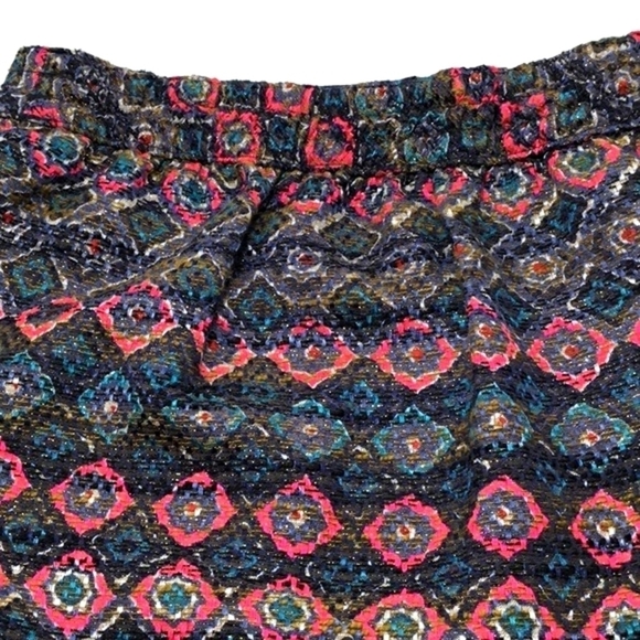 Genuine Kids From Oshkosh Pink Navy Blue and Metallic Embroidered Skirt Size 5T - Picture 5 of 8